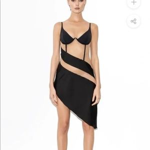 GOD SAVE THE QUEEN Scarlett Dress Mini  - BLACK / S